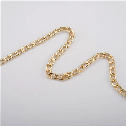 Rantai rantai logo kustom berkualitas baik rantai rantai dompet pelangi logam rantai